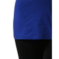 thumbnail image 3 of J. METHOD Women's Camisole Basic Solid Adjustable Spaghetti Strap Sleeveless Light Weight Stretch Tank Cami Top NEWT126 Royal Blue S, 3 of 3