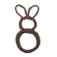 thumbnail image 2 of Gqtwoy Easter Double Circles Bunny Wicker Wreath, Multicolor Holiday Decoration, Spring Decor for Home, Indoor and Outdoor Use, Waterproof and Fade Resistant, Artificial Plant Wreath, 2 of 8