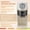 White, variant on Shaved Ice  - Snow Cone  for Homemade Shaved Ice, Snow Cones, Slushie Ice Shaver with Stainless Steel Blade Adjustment Knob, 2 Reusable Ice  Cups - White