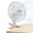 White, variant on Comfort Zone 6" Portable Clip on Fan with Fully Adjustable Tilt, Black