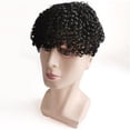 thumbnail image 5 of Human Hair System Men's Hairpiece Breathable Full French Lace Male Hair Prosthesis, 5 of 6