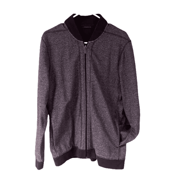 $99.50 Perry Ellis Men's Cotton Blend Jacquard Full Zip Knit SIZE3X