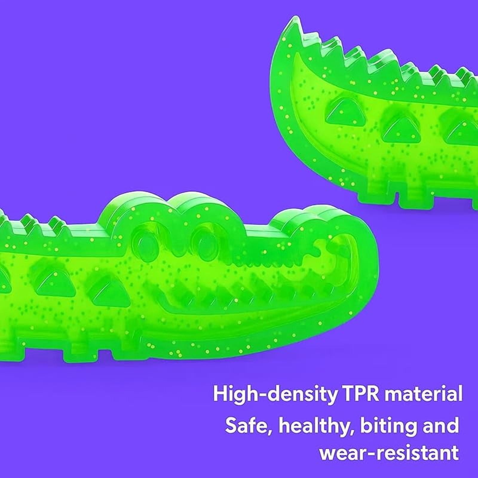 Slow Feed Chew and Fetch Crocodile, Lettuce Pets, Upgrade lettucepets Crocodile Dog Toy, Alligator Treat Dispenser, Keep Dogs Busy, Medium & Small Dogs Teeth Cleaning (Small*2pcs)