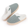 thumbnail image 5 of NineCiFun Ladies House Slippers Memory Foam Slippers for Women Comfortable Warm Cosy Non Slip Indoor Outdoor Home Slippers Gray Green 9-10, 5 of 9