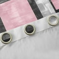 thumbnail image 4 of Manfei Pink Square Curtains Pack of 2 (42x84 Each) for Adult, Abstract Ombre Curtains Blackout, Modern Fashion Style Bedroom Curtains, Curtains and Drapes Bedroom Decor, 4 of 6