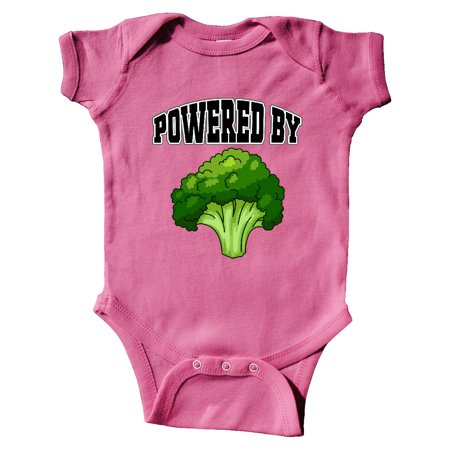 

Inktastic Powered by Broccoli Gift Baby Boy or Baby Girl Bodysuit