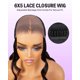 thumbnail image 4 of Wigs Megalook Hair, cabello humano de 20 pulgadas, ondulado, 230% de densidad, 4 of 7