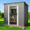 6 x 4 Gray, variant on 6x4 ft Outdoor Storage Shed with Double Lockable Doors - Weather-Resistant Garden Shed in Gray