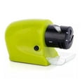 thumbnail image 2 of Aursykel Electric Knife Sharpener Kitchen Multifunctional Automatic Sharpening Tool for Cooking Carving Bread Steak Peeling Fillet Cheese Knives Scissors Requires AA Batteries, 2 of 8