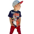 thumbnail image 2 of Hienoo Little Boys Dinosaur Graphic T-Shirt Kids Summer Short Sleeve T Shirt, Sizes 1-7, 2 of 4