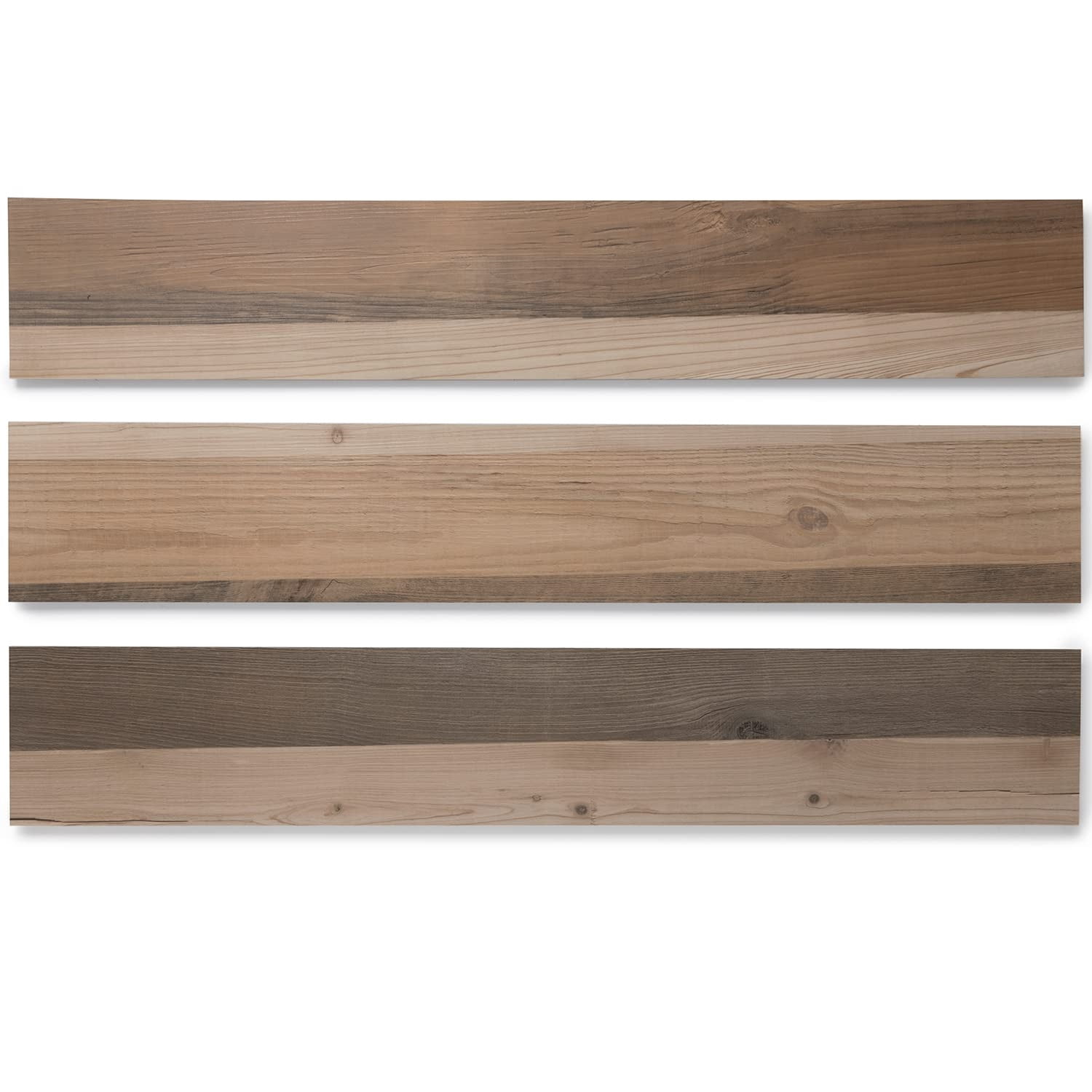 Luxury Vinyl Flooring Tiles | Peel and Stick Floor Tile for DIY Installation | 12 Wood Look Planks | Barn | BaseCore | 18 Sq. Feet