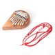 thumbnail image 5 of Mini placa Sapele en forma de corazón Kalimba instrumento Musical pulgar Piano Mbira Sanza Tmvgtek Accesorios para instrumentos musicales, 5 of 9