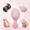 thumbnail image 3 of UBSWF-16 Pack Mini Hair Brush Bulk, 16 Colors Complete Set Travel Brushes, Detangling Brush for All Hair Types, Unique Pocket Brushes for Sharing, Gift Exchange Useful Items & Stocking Stuffers, 3 of 4