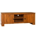 thumbnail image 1 of vidaXL Meuble TV 110x30x40 cm Bois de Teck Massif, 1 of 5