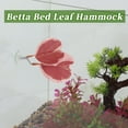 thumbnail image 4 of Camas únicas para peces Betta, cama de hoja Betta, almohadilla de hamaca Betta con ventosa, suministros para peces Betta, decoración de acuario rosa, 4 of 7
