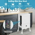 thumbnail image 4 of Costway Marchepied de Cuisine Pliant en Bois pour Enfants avec Hauteur Réglable et Filet de Sécurité, 4 of 10