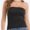 Black, variant on Women's Tube Crop Tops Strapless Cute Sexy Basic Solid Casual Cami Tops