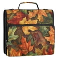thumbnail image 5 of FORMRS Zipper Binder with Shoulder Strap 2-inch Ring 500 Sheet Capacity File Bag, Colorful Autumn Leaves, 5 of 5