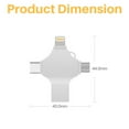 thumbnail image 4 of Memoria USB 3.0 de 2 TB 4 en 1 para iPad, iPhone y Android., 4 of 5
