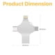 thumbnail image 4 of Memoria USB 3.0 de 2 TB 4 en 1 para iPad, iPhone y Android., 4 of 5