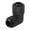 Black, variant on M Buder G1/4 Thread Water Cooling Fitting Thin Tube 90 Degree Right Angle Elbow Accessory for PC Liquid Cooling Systems, Copper Nickel Plated, Black Color, Compact Size 1.46 inches / 3.71 centimeters