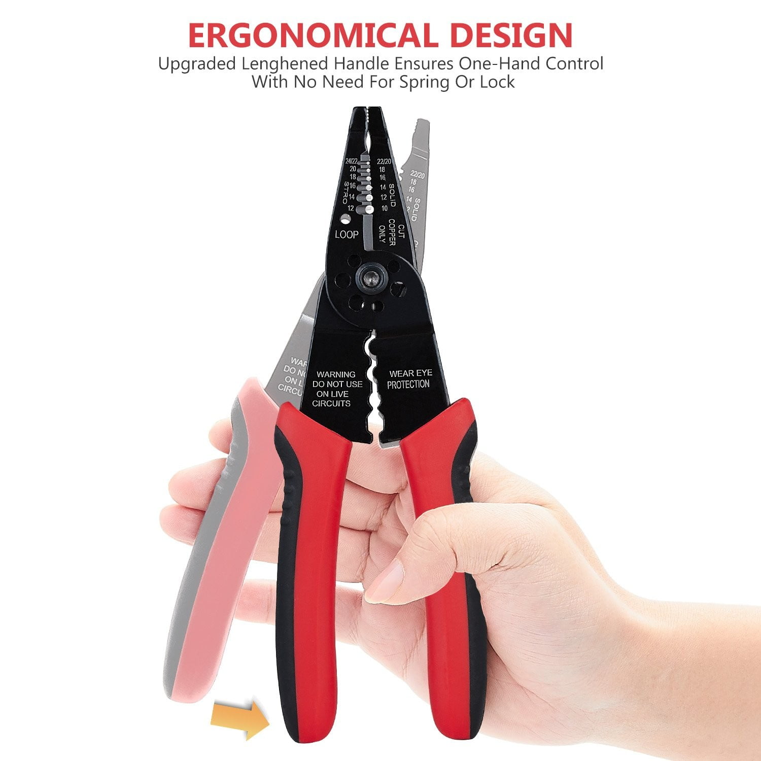 Sewing Scissors Small 8 Inch Wire Stripper/wire Crimping Tool Wire Cutter Wire Crimper Cable Stripper Wiring Tools And Multi Function Hand Tool.