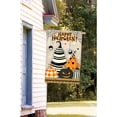 thumbnail image 4 of Fall House Flag - Trick or Treat Happy Halloween Pumpkin Outdoor Decoration Spider Flags, 28 x 40 Double Sided Large Garden Flag, 4 of 6