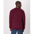 thumbnail image 2 of Hanes Ultimate Men's Heavyweight Fleece Crewneck Sweatshirt Maroon 3XL, 2 of 4