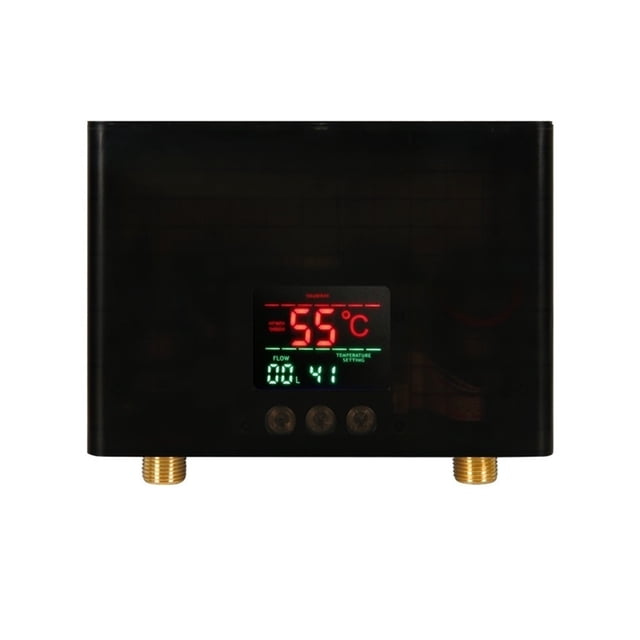 5500W Instant Water Heater Bathroom Kitchen Wall Mounted Electric Water Heater LCD Temperature Display With Remote Control ,Digital Temperature Display