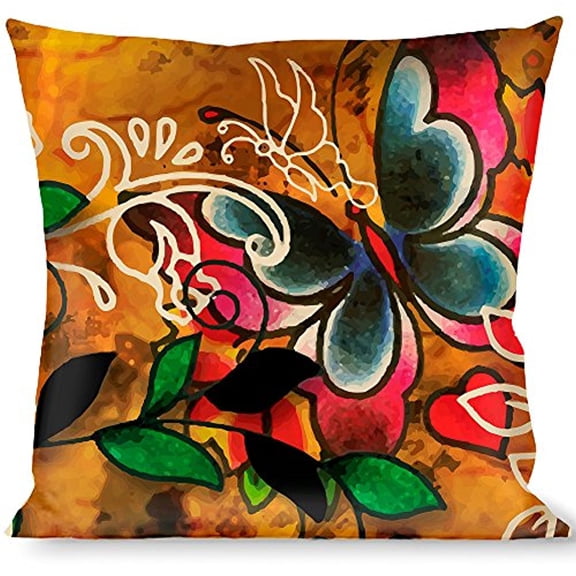Buckle-Down Throw Pillow - TJ-Butterflies