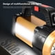 thumbnail image 4 of Foco reflector portátil para tienda de campaña con luz COB | 6 modos de luz y foco superbrillante | Batería recargable de 3500 mAh | Lámpara compacta para exteriores para caza, navegación, send, 4 of 5