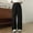 Black, variant on OGLCCG Girls Straight Leg Sweatpants Cotton Elastic High Waist Baggy Joggers Pants with Pockets 2025 Summer Casual Long Trousers 3-15 Years