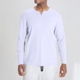 thumbnail image 1 of pstuiky Camisas de manga larga de invierno para hombre, Camisa deportiva de entrenamiento fácil para hombre, elástica, de color liso, con cuello en V y manga larga xxl, 1 of 6