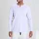 thumbnail image 1 of pstuiky Camisas de manga larga de invierno para hombre, Camisa deportiva de entrenamiento fácil para hombre, elástica, de color liso, con cuello en V y manga larga xxl, 1 of 6