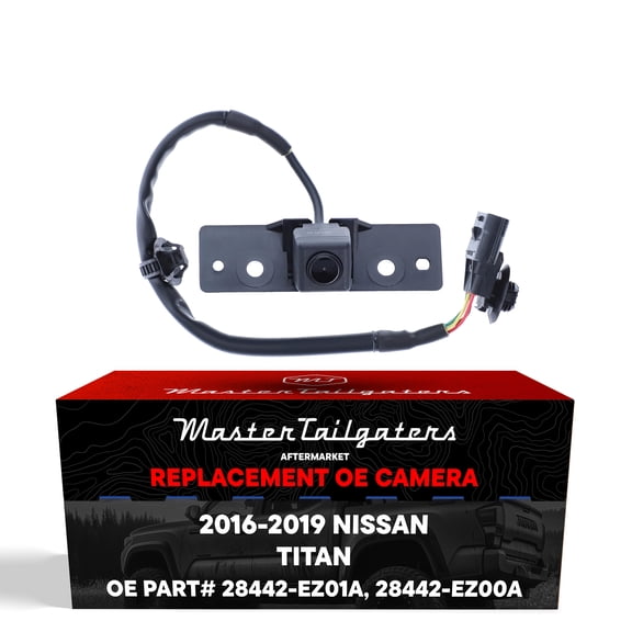 Master Tailgaters Replacement for Nissan Titan XD (2016-2019) Backup Camera OE Part # 28442-EZ00A, 28442-EZ01A