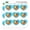 Opaque, variant on Space Jam: A New Legacy Tweety Heart Shaped Planner Calendar Scrapbook Craft Stickers
