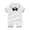 White, variant on Leey-World Romper Baby Boy Newborn Baby Boy Summer Outfit Short Sleeve Romper Jumpsuit Button up Clothes(White,3-6 Months)