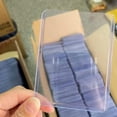 Zenghuiiii 100 Pack Hard Card Sleeves Top For Cards Baseball Card