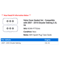thumbnail image 2 of Valve Cover Gasket Set - Compatible with 2007 - 2010 Chrysler Sebring 3.5L V6 2008 2009, 2 of 2