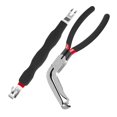 thumbnail image 4 of Desconexión eléctrica alicates Conector eléctrico Separador Herramientas automotrices para alambres y mangueras de manejo de trabajadores de fábrica Negro doblado, 4 of 8