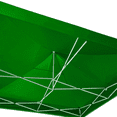 thumbnail image 4 of American Phoenix 10x10 ft Green Pop up Canopy Tents Portable Commercial Fair Shelter, 4 of 5