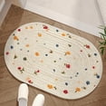 thumbnail image 1 of Uklsqma Carpet Bathroom Non Slipping Mat | Absorbent Polyester Floor Mat | Quick Drying Anti Slip Foot Mat for Entrance Bedroom | Washable Durable Soft Area Rug 23.6X15.7 In, 1 of 6