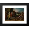 thumbnail image 2 of Frans Francken the Younger 14x11 Black Modern Framed Museum Art Print Titled - The Continence of Scipio, 2 of 5