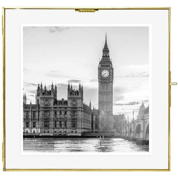 Isaac Jacobs 10x10 Wall-Mountable Picture Frame w/ Locket Closure