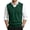 BD30_Dark Green, variant on Dwellite Sweater Vest for Men Casual Sleeveless Knit Pullover V Neck Solid Knit Business Office Fall Winter Sweaters Black S