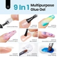 thumbnail image 3 of Nail Glue Beetles 2Pcs 15ml HEMA-Free Strong UV Gel, 3 of 8