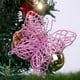 thumbnail image 5 of Tamaño único 7x7 CM nueva decoración de árbol de Navidad rosa brillante colgante de decoración navideña de flor simulada  en cuenta al realizar el pedido 10 piezas por ANGGREK  Otros, 5 of 8