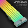 thumbnail image 3 of COOLMOON AOSOR Flexible LED 5V ARGB Aura Sync Neon Strip Light para chasis de PC, 3 of 6