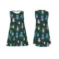 thumbnail image 7 of Naloa Bright ladybugs Print Women's Summer Spring Casual Beach Sundress,Vacation Sleeveless Tank Crewneck Loose Dresses, 7 of 7