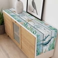thumbnail image 4 of Coastal Whale Table Runner - 70 Inch Long, Kitchen Dining Table Runner Dresser Scarves, Farmhouse Nautical Marine Life Starfish Farmhouse Decor for Coffee Tables Wedding Party Banquet, 4 of 8